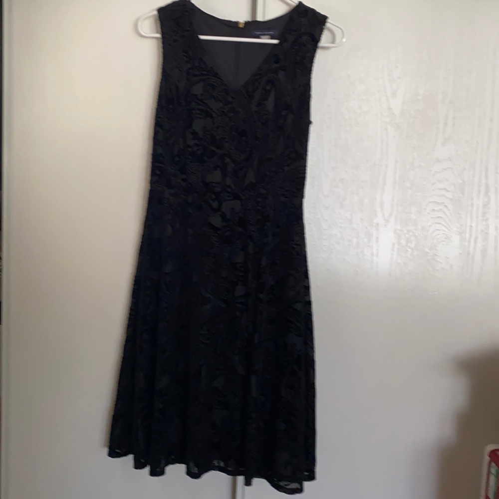 Tommy Hilfiger Black Velvet Dress